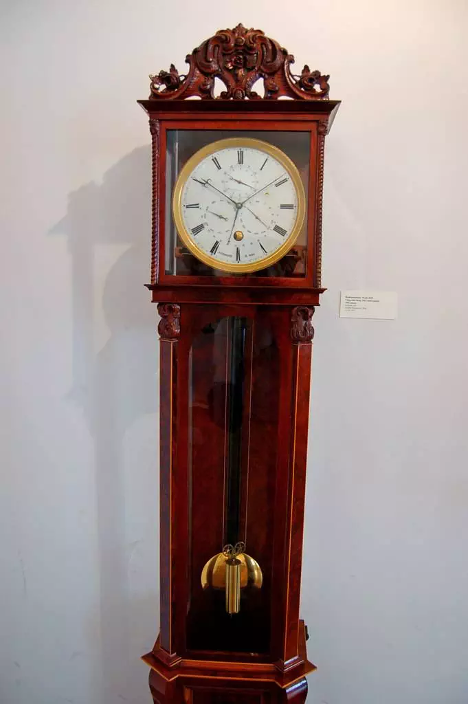 antique mahogany grandfather clock