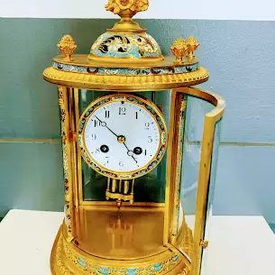 golden carriage clock