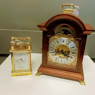 clock and smaller clock