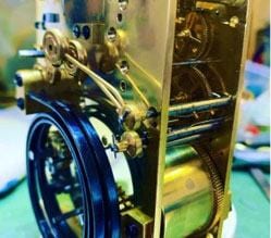 golden carriage clock repair